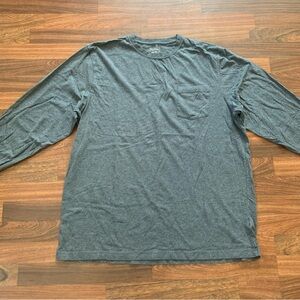 L.L. Bean XL Tall Men’s Long Sleeve Gray Pocket T-Shirt Traditional Fit Cotton
